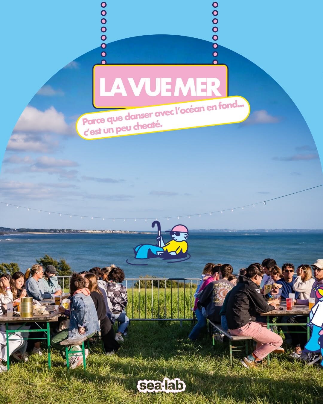 La vue mer : parce que danser avec l'océan en fond, c'est un peu cheaté.
